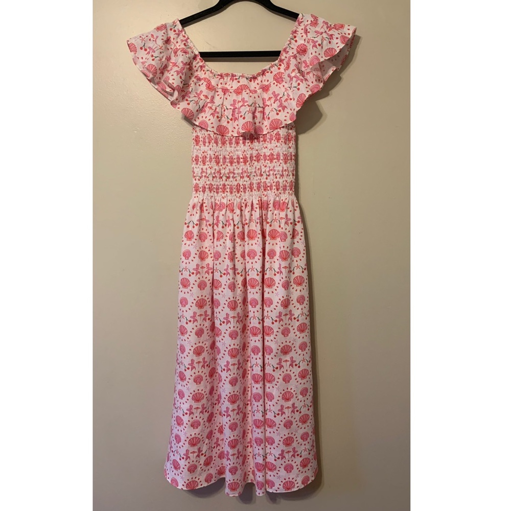 NWT Hill House Akilah Nap Dress In Mermaid Linen - Picture 5 of 6